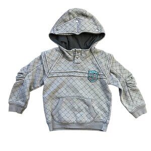 Genuine Kids From OshKosh Knight Pullover Hoodie‎ Toddler Boys Size 3T Gray Knit